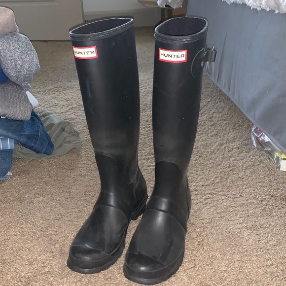 Black Hunter Boots - Picture 1 of 4